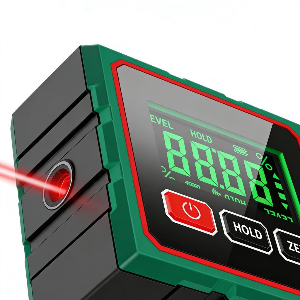 Digital Angle Gauge LCD Digital 4-side Magnetic Level Gauge Waterproof Angle Finder For Outdoor Workshop Construction