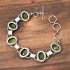 Green Amethyst Gemstone : 925 Sterling Silver Handmade Multi Gemstone Bracelet Jewelry
