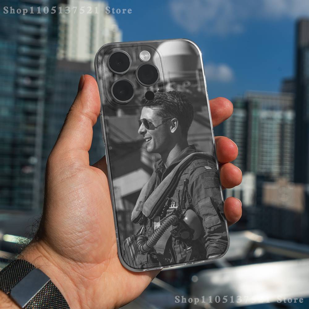 

Movie T-Top G-Gun M-Maverick Phone Case For iPhone 17,16,11,15,13,14,12,Air,Mini,Plus,Pro,Max,Plus,E Clear Soft Shell iPhone17Promax
