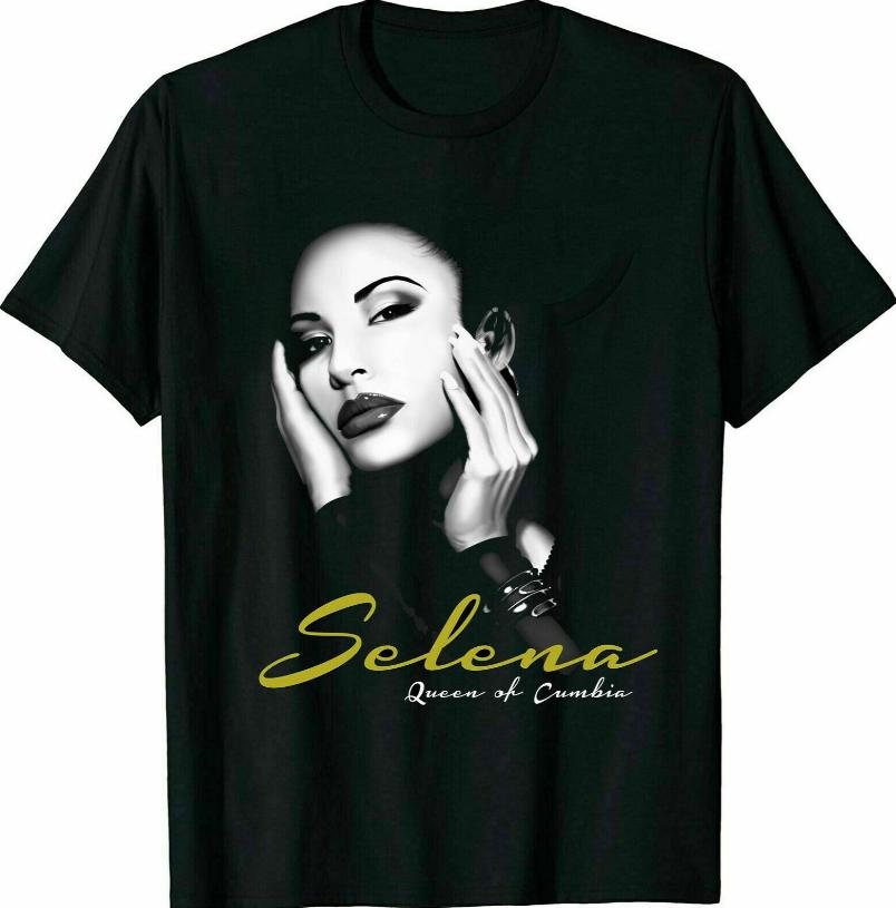 

Selena Quintanilla Tejano винтажная летняя забавная черная футболка унисекс