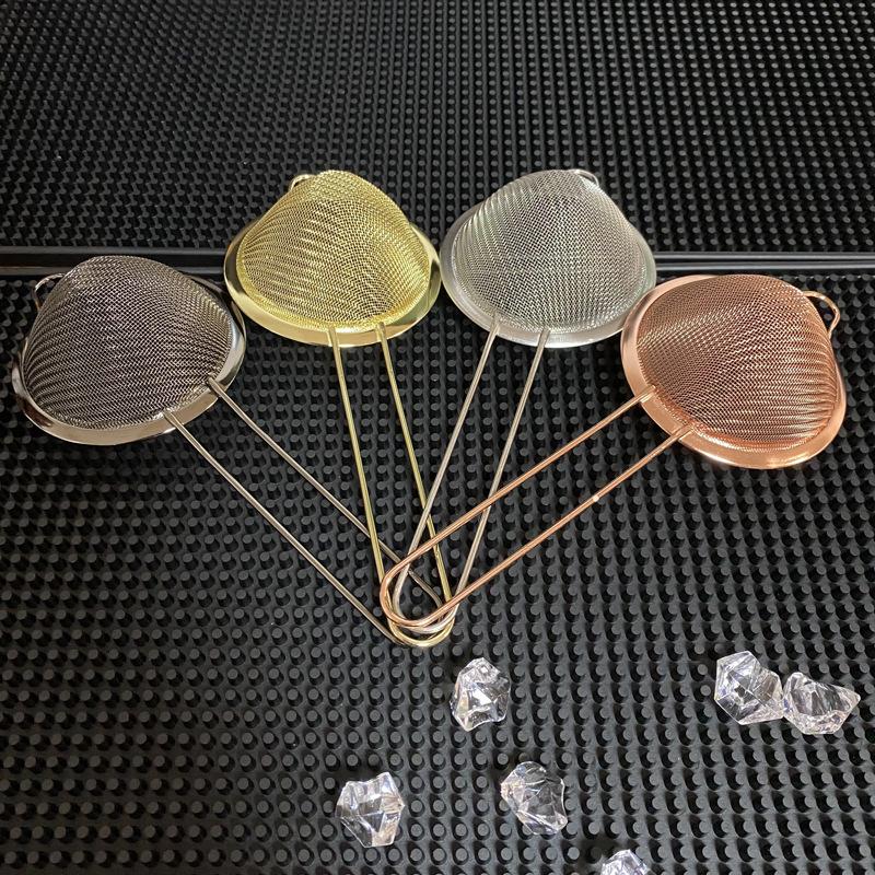 New Stainless Steel Home Practical Kitchen Gadget Kitchen Cooking Tool Sifting Oil Skimmer Colander Strainer Cocktail Filter