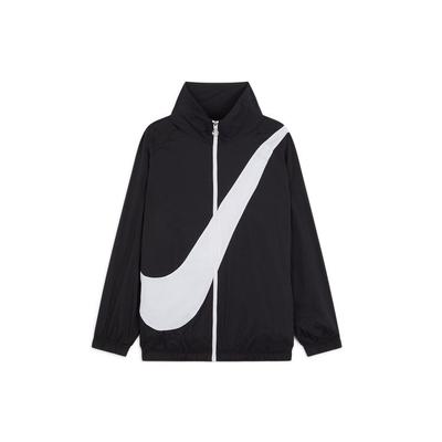 Sportbekleidung Damen Swoosh Gewebte Jacke Schwarz/Weiß Herren Streetwear BV3685-011