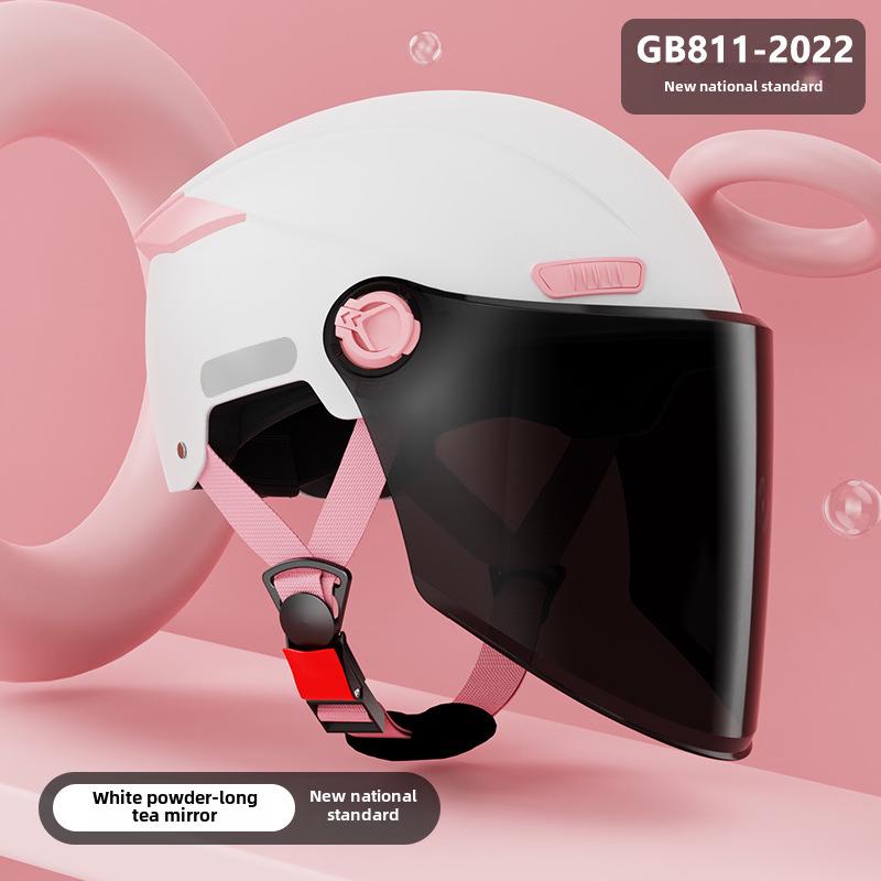 Universal Electric Vehicle Helmets for Men and Women - All-Season Safety for B-Type Battery Vehicles