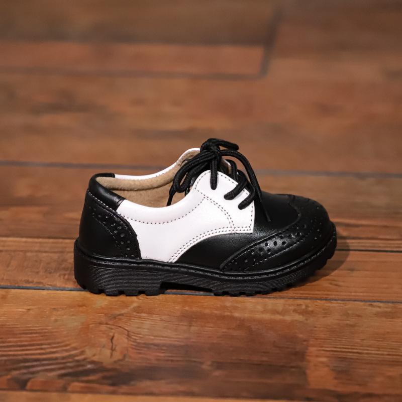 

Дитяче шкіряне взуття Нове взуття Повсякденне шкіряне взуття для хлопчиків Дівчата Дитяче чорне взуття Чоловічі та жіночі одинарні туфлі Біле 21