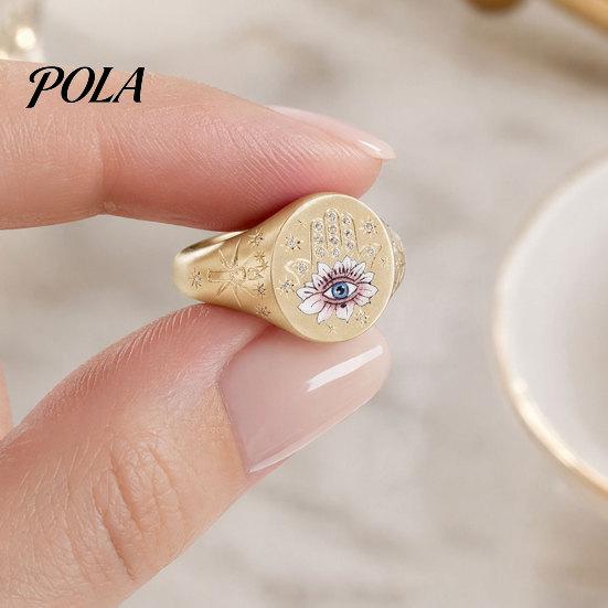 Exquisite Ring Finger Ring, Butterfly Heart Rabbit Pattern Band, Electroplated Technology for Lover Daily Wear Accessories Fine Workmanship