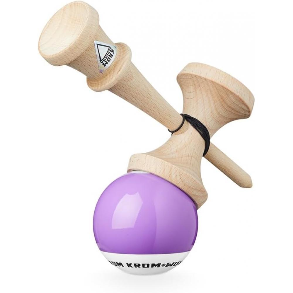 Wisee Kendama Krom Pop Chrome Pop Lol Sticky Clear  Lavender  Lavender