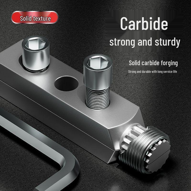 Reverse Thread Broken Screw Remover for Faucets and Pipes