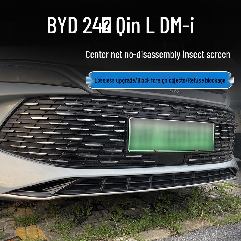 Customized Accessories for 24-26 BYD Qin L DMi: Insect Net, Radiator Guard, Dustproof Grille