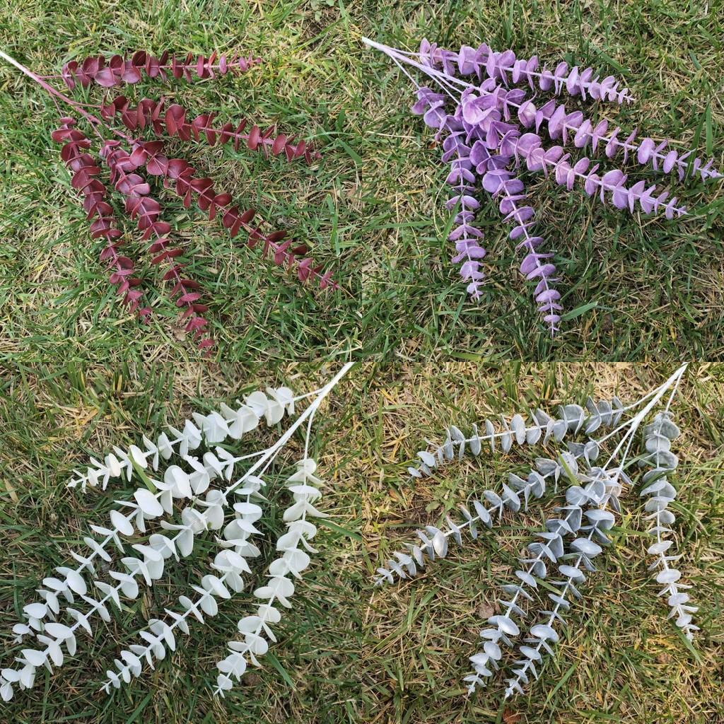 Eucalyptus Succulents Artificial Diy Floral Stems Wedding Home Decor Photo Props