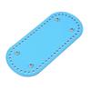 Creative Oval Shape DIY Hand Stitched Woven Bag Cushion Base with Holes Rivet Bottom Accessories