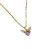 Yilu Has Your Zircon Light Luxury Temperament Gorgeous Full Diamond Necklace Female Versatile Collarbone Chain Titanium Steel Chain