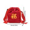 Crossbody New Year Lucky Money Bag Chinese Style Fu Embroidered Bag  Handbag