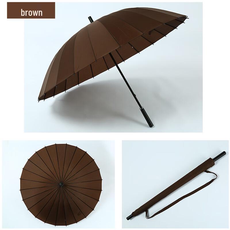 OIMG 24-Rib Extra Large Windproof Straight Umbrella
