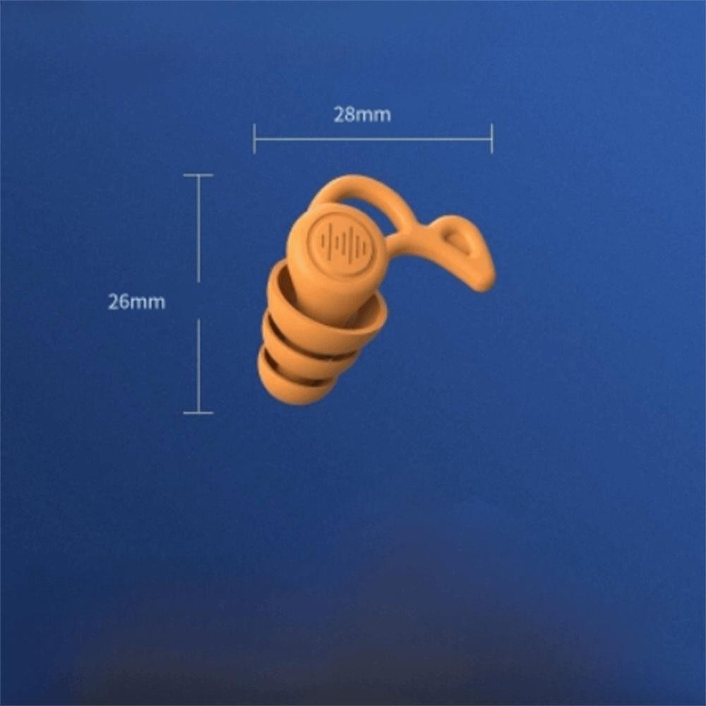 Reusable Soundproof Earplugs Water Sports Sound Blocking Earplugs Soft Swimming Ear Muffs