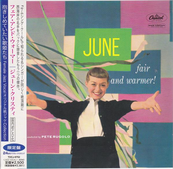 

CD JUNE CHRISTY - Fair And Warmer! TOCJ9752 Capitol Records 2013 Japan ObiJazz Used