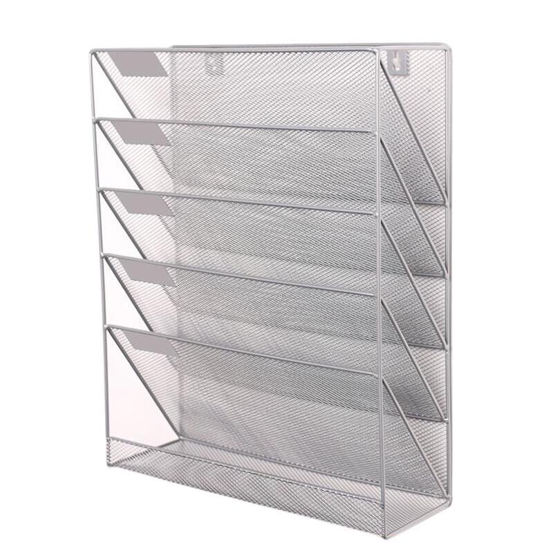 COUVEZI Wall-Mounted 5-Tier Mesh File Organizer