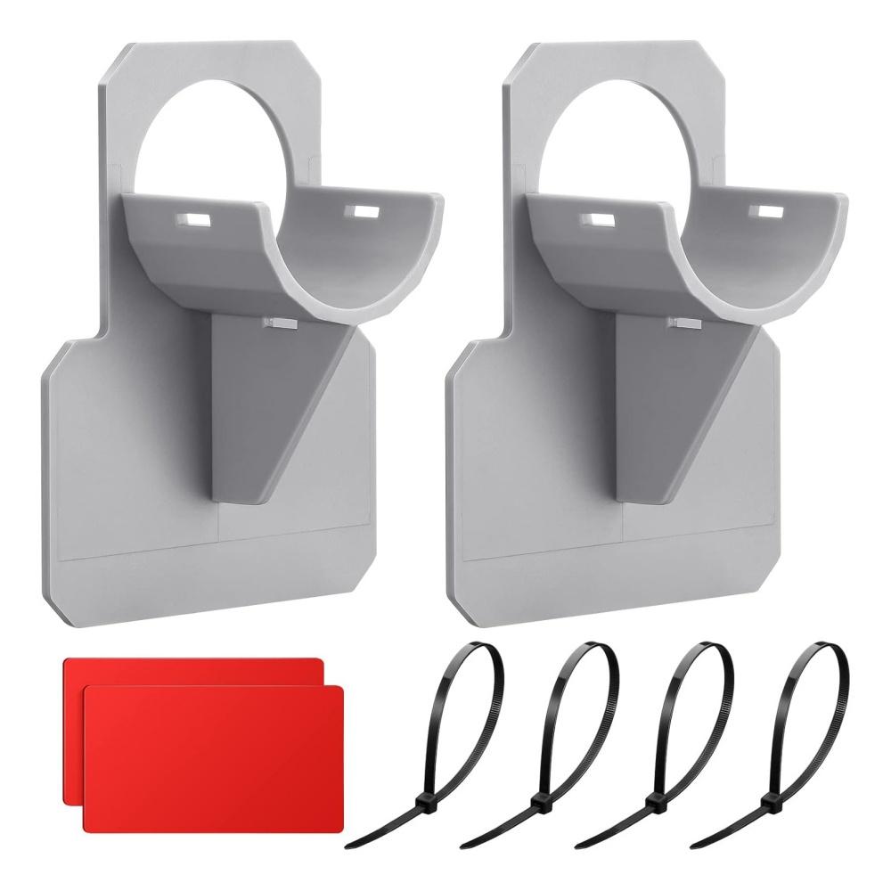 

2 Pcs Above Ground Swimming Pool Pipe Holders Gray Hose Support Bracket