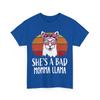 She's a Bad Momma Llama Shirt, Llama Animals Lovers Mom Shirt