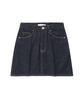 Pluna Studio Basic Mini Denim Skirt_Deep Blue