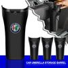 1Pcs Car Storage Box Umbrella Garbage Organizer Bucket for Alfa Romeo Giulia Giulietta MiTo Stelvio Tonale 4C 8C Disco Volante Gloria