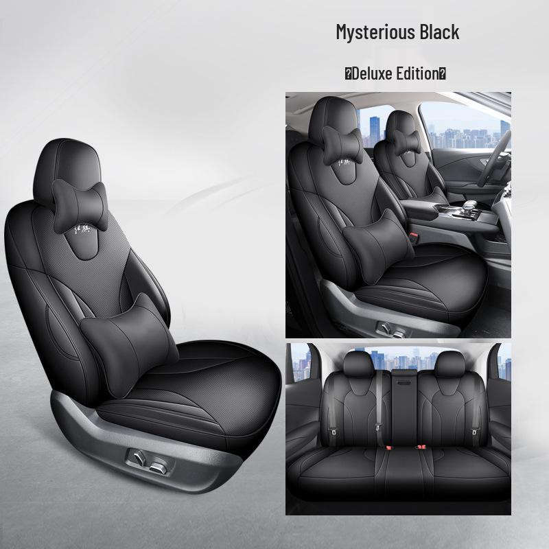 New Model Full Leather Car Seat Cushion for Hongqi EQM5 - Universal Fit, All-Season Use, Five-Seater