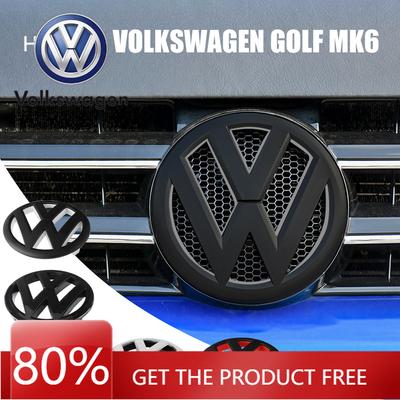 For VOLKSWAGEN VW Car Front Hood Emblem Rear Trunk 3D ABS Badge Replacement For Volkswagen VW Golf 6 MK6 2010 2011 2012 2013 Dec