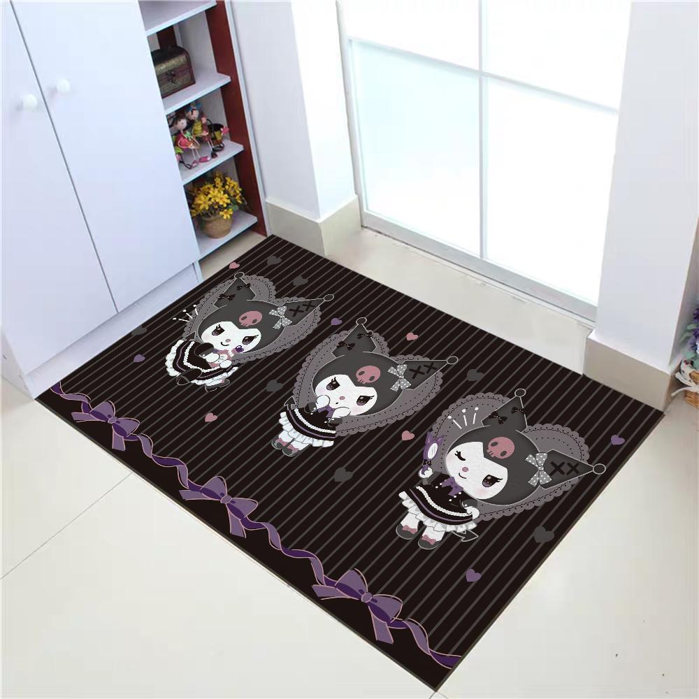 

Welcome Home Kuromi Kitchen Carpet Carpet Living Room Mat Absorbent Bathroom Rug Entrance Doormat Floor Mats Anti Slip Mat Rugs 40cm x 60cm