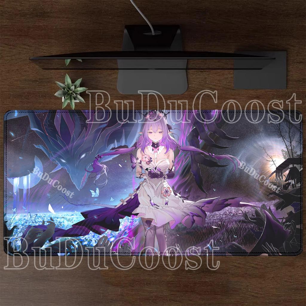 Anime Sexy Girl Castorice Honkai Star Rail HSR Mouse Pad Large Keyboard Mousepad Office Nonslip Base Gaming HD Printing Desk Mat