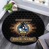 Custom Name Bristol Rovers Round Area Rug,Carpet Rug for Living Room Bedroom Sofa Playroom Decor,Non-slip Floor Mat