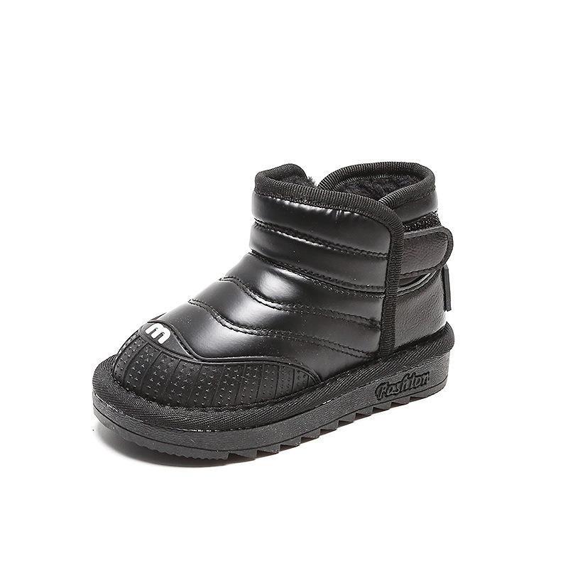 Детские зимние ботинки новые зимние для мальчиков с начесом утолщенные хлопковые ботинки — фото 6