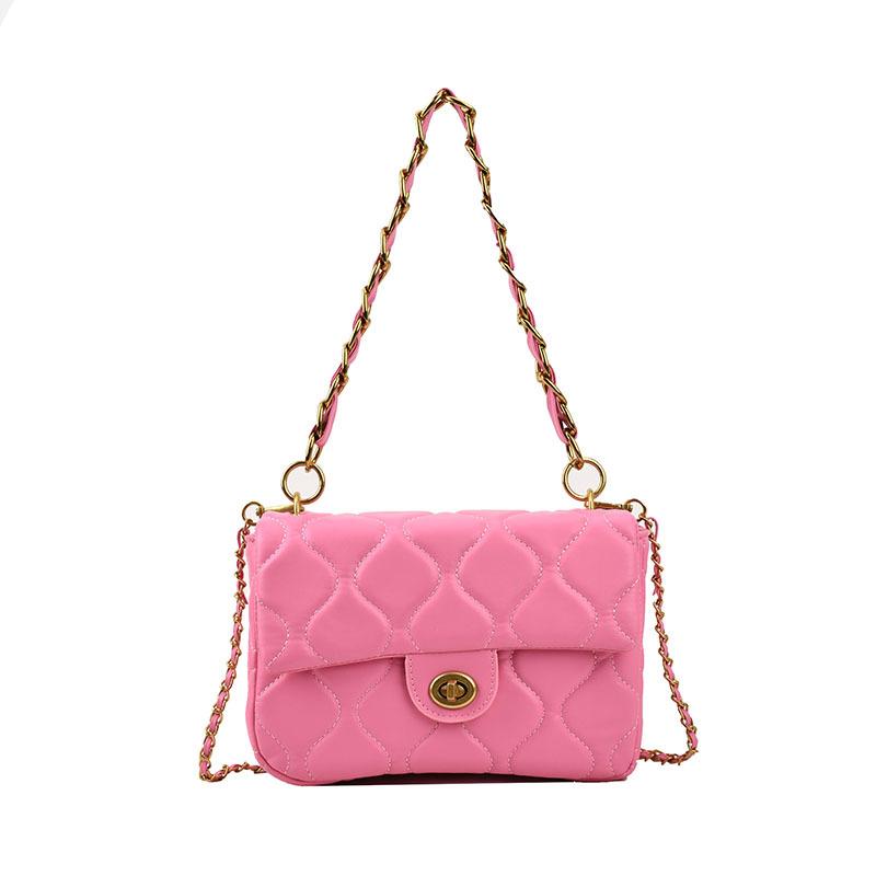 Fashion Bag Season New Versatile Chain Oblique Small Square Bag Universal Women's Bag