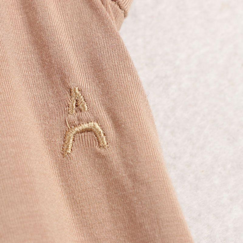 Sunshine House Summer New Arrival Export European and American Women's Clothing Round Neck Front Short Back Long Thin Modal T-shirt Short Sleeve