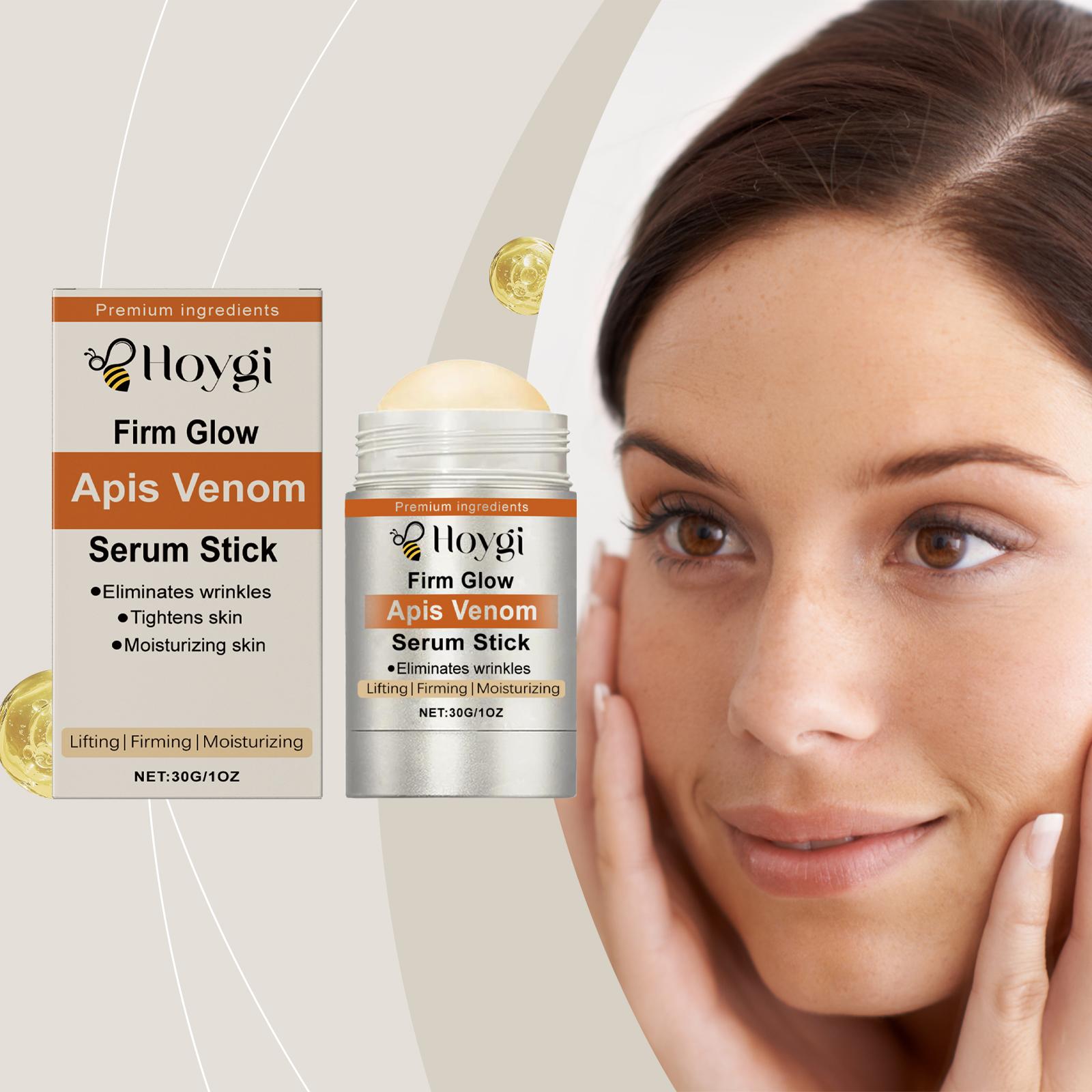 Bee Venom Serum Stick Eliminates Wrinkles Improve Sagging Skin Increase Elasticity Reduce Redness Firming Lifting Skin Care 30g 30g