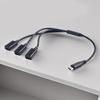 Type C Male To 3 Type C Female Splitter for 5V3A Fast Charging and Data Transfer Support Phones Laptops Simultaneously