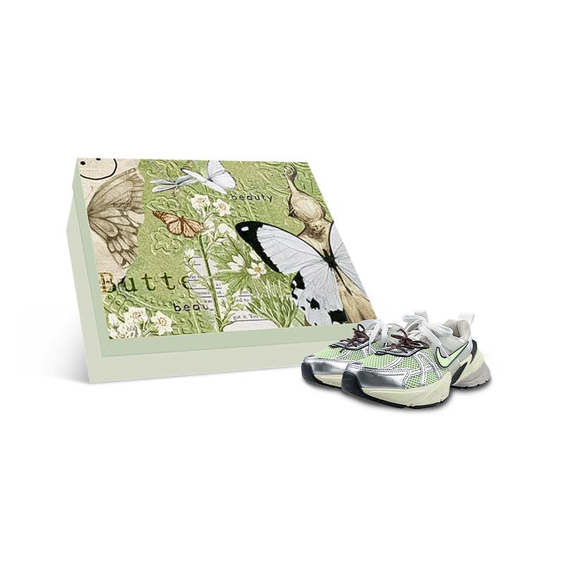 

Nike V2K Run Breathable Low top Running Shoes Women s White Green FD0736-100(Team1265-BOX) 42.5