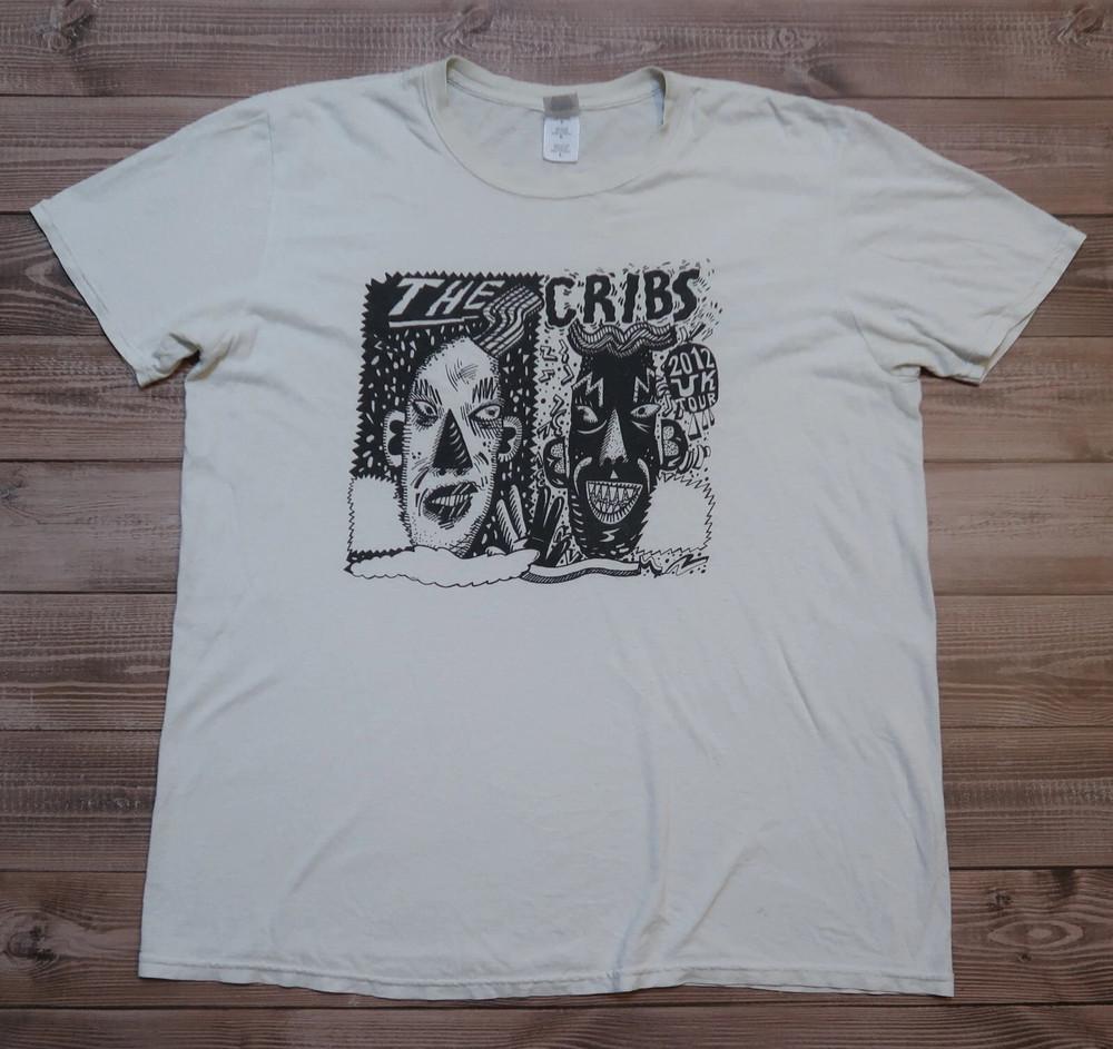 The Cribs Band 2012 UK Tour 1 Sided T Shirt Full Size S-5XL TT732 Unisex T-Shirt S