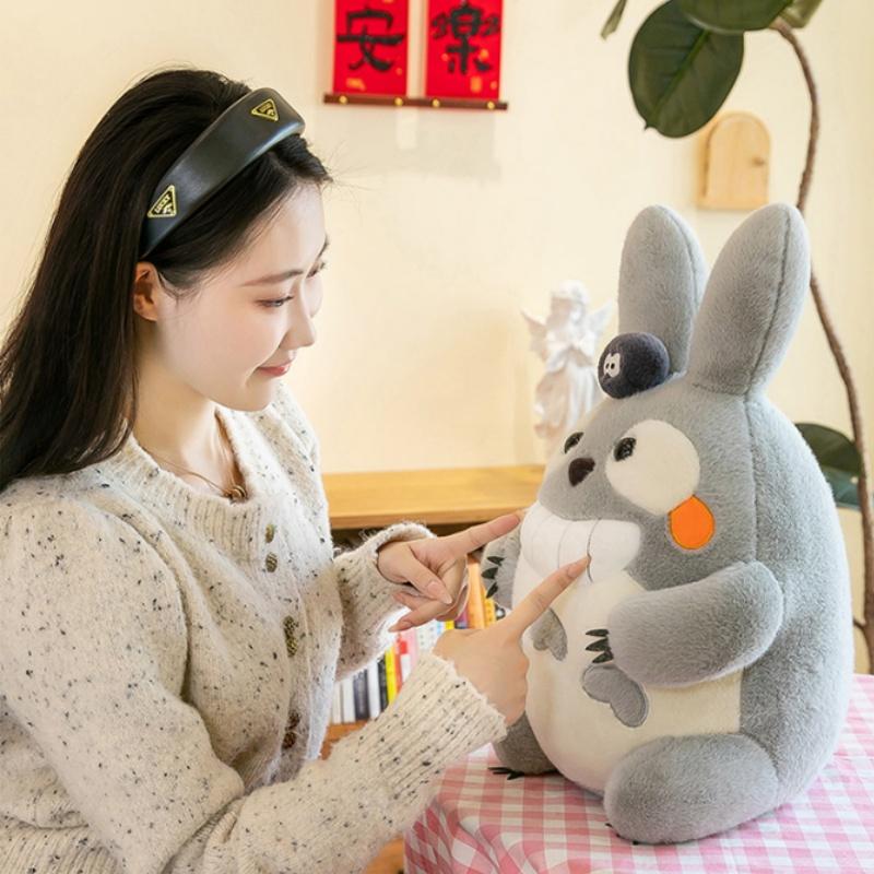 Doll Plush Totoro Throw Pillow Hayao Miyazaki Anime Doll Cartoon Gift Birthday