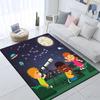 Cartoon astronaut children's room decorative carpet Camping cushion play aera mat  floor mat carpet game area rug floor mats