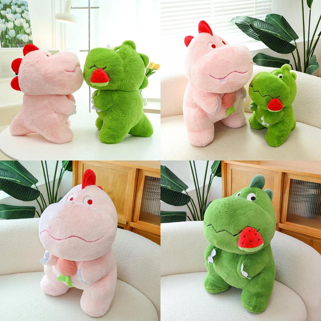Niedliches Dinosaurier-Plüschtier Kreative Puppen für Paare Stofftier Liebliche Puppe Kinderkissen Großhandel Geburtstagsgeschenk Figuren)