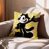 Vintage Animation Character FFelix The Cat   Pillow Case Pattern Printed Pillowcase For Living Room Sofa Cushion Cover