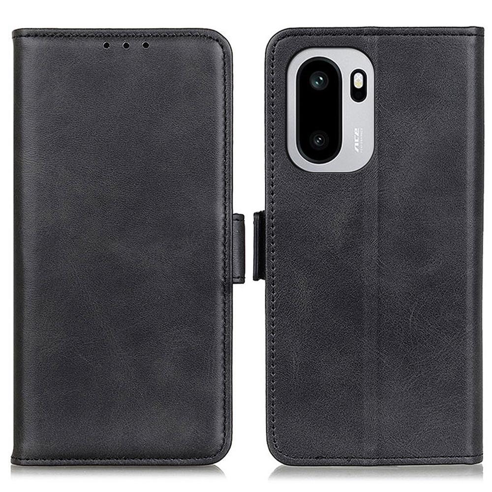 Phone Case For OnePlus 15R 5G / Ace 6 5G / Ace 6T 5G Stand Cowhide Texture PU Leather Cover