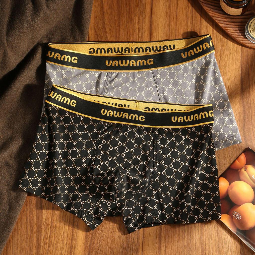 Classic Men's Pure Cotton Antibacterial Boxer Briefs
