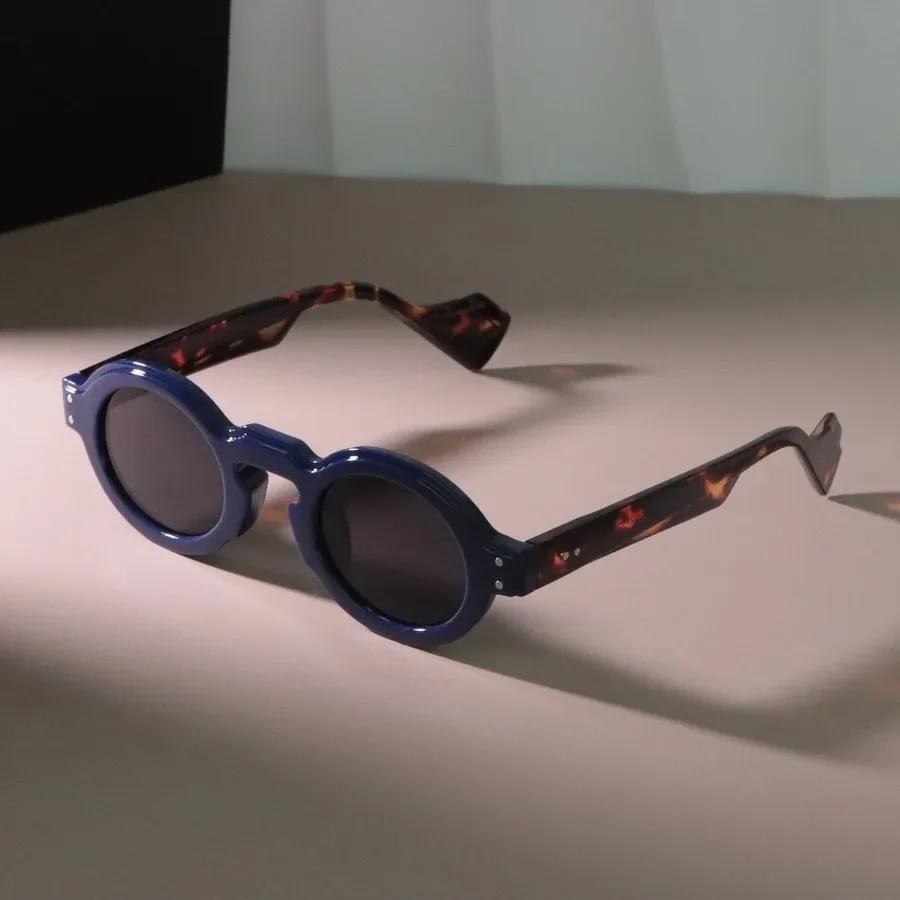 Stylish Round Sunglasses Women Men Vintage Brand Mirror Lens Simple Sun Glasses Female Male Cool Colors