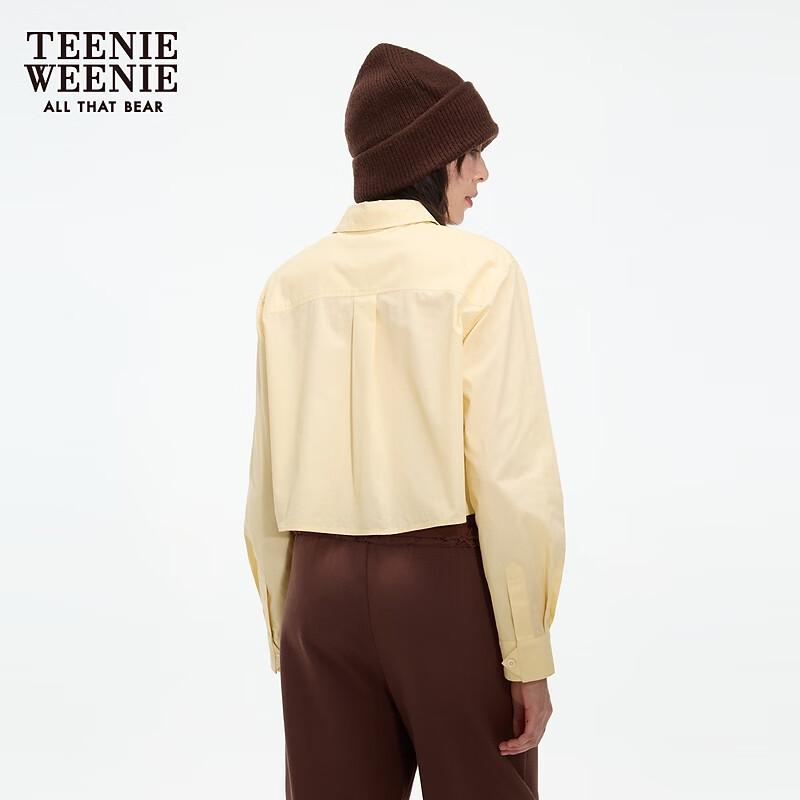 Teenie Weenie Women's Bear Cartoon Button-Up Shirt