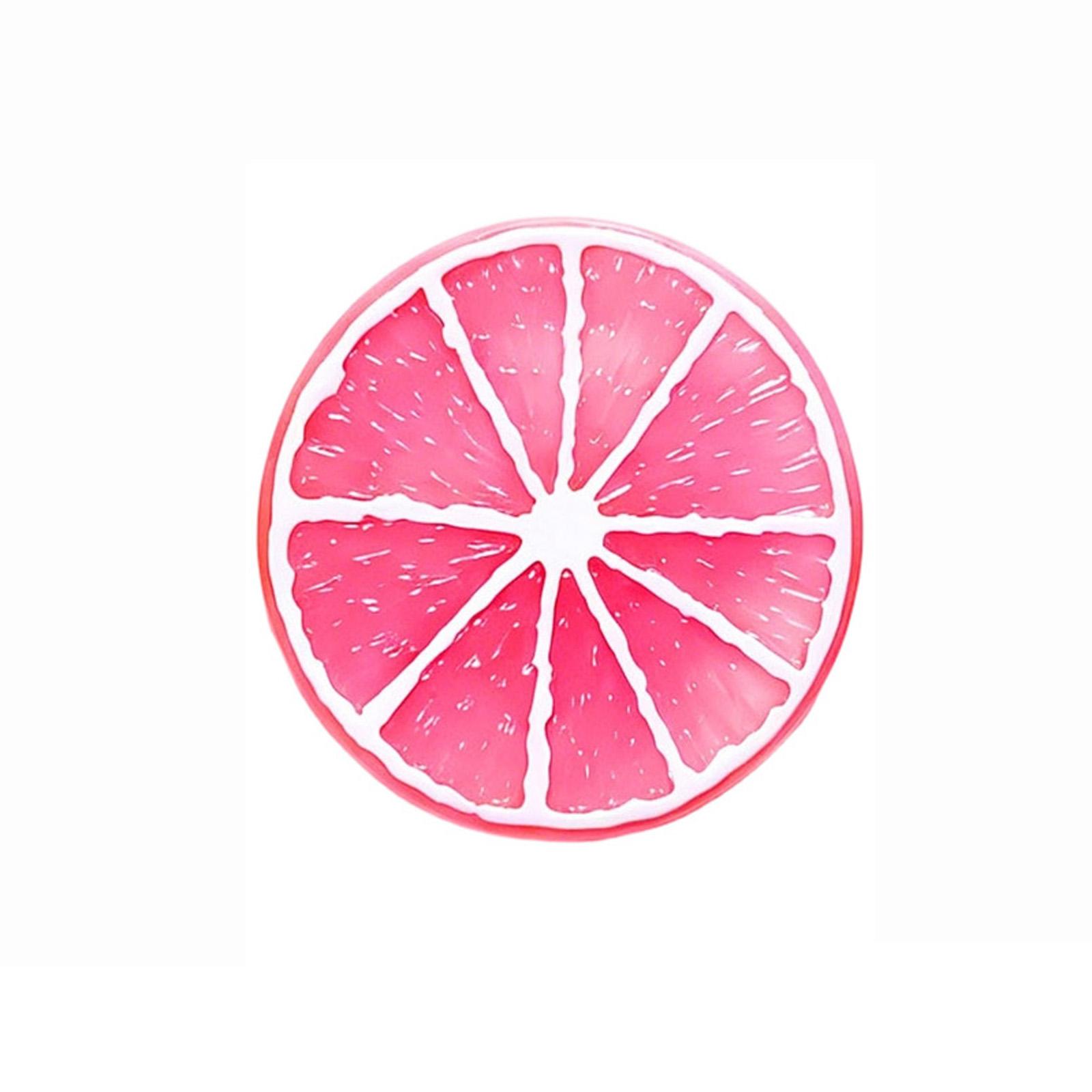 

Fruit Slice Stress Relief Toy Citrus Shaped Sensory Fidget Toy Soft Silicone Squishy Squeeze Toy for Anxiety and Focus One Size розовый