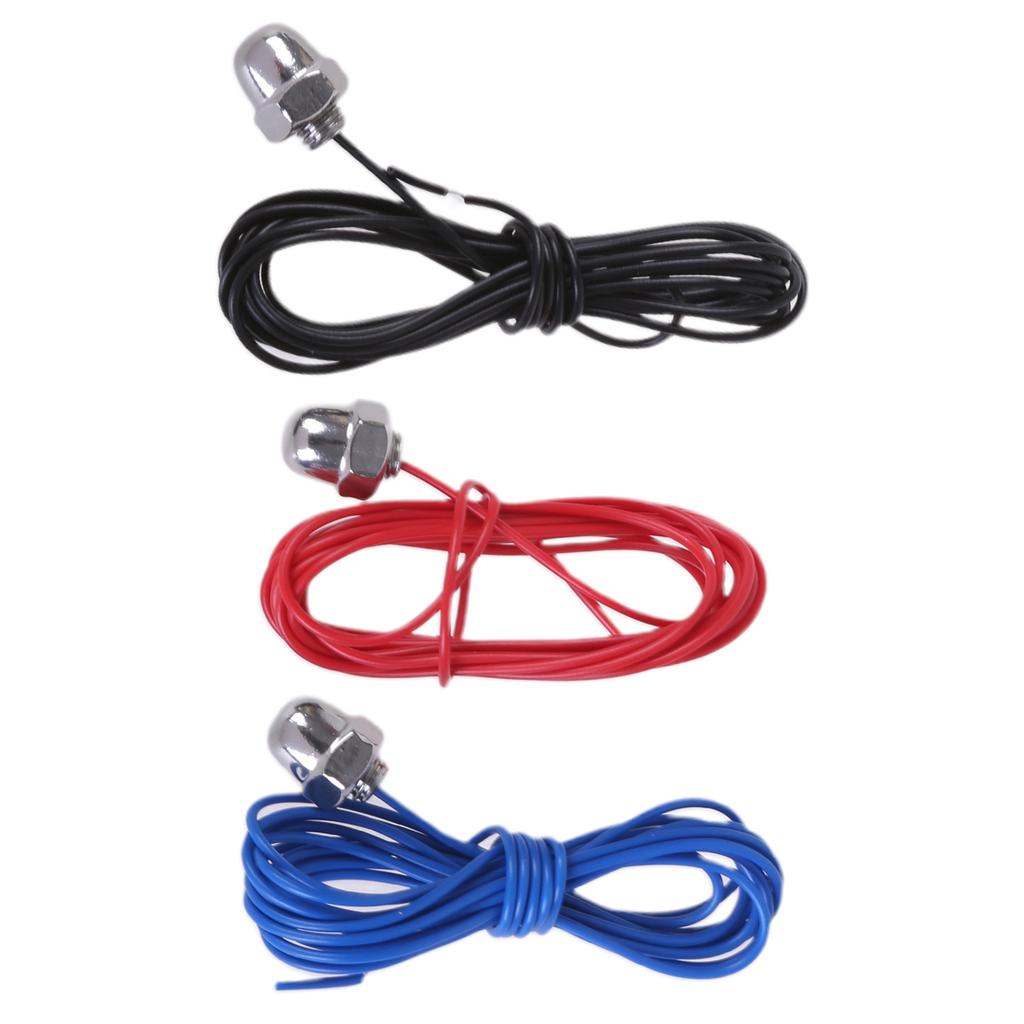 3Pcs Water Level Probe with Cable Liquid Level Sensors Stainless Steel Induction Probe Sensor for Water Level Controller