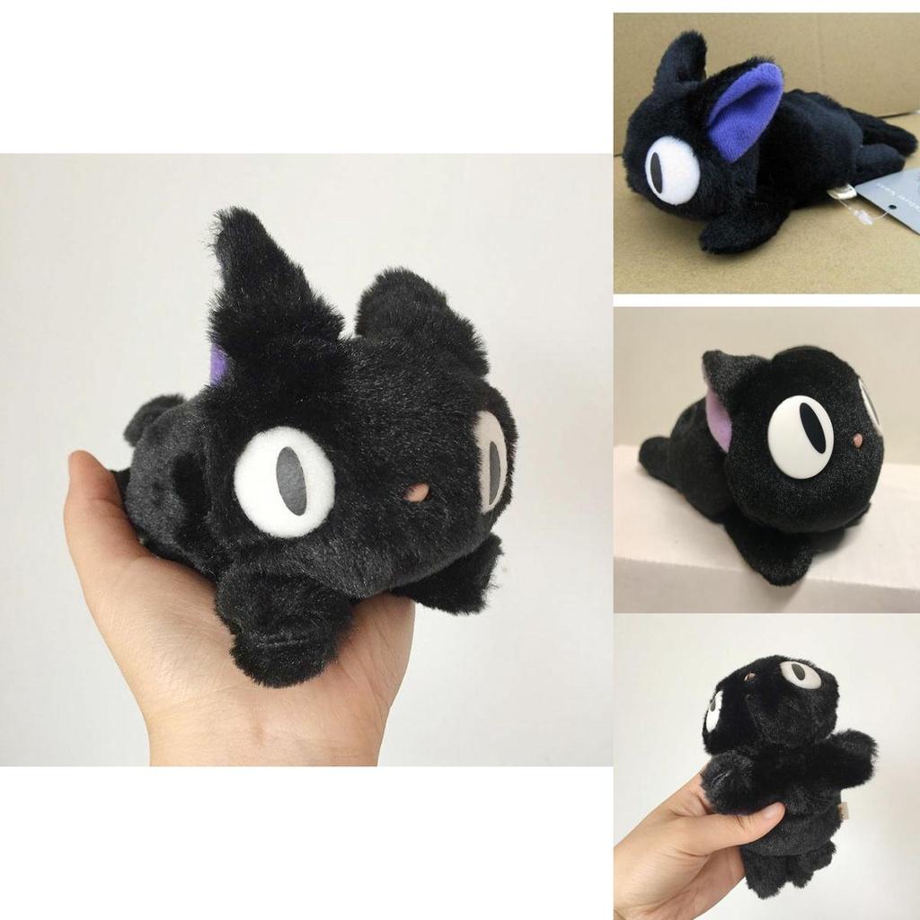 Adorable Japanese Anime Kiki Delivery Service Jiji Black Cat Plush Stuffed Doll Toy For Kids And Collectors
