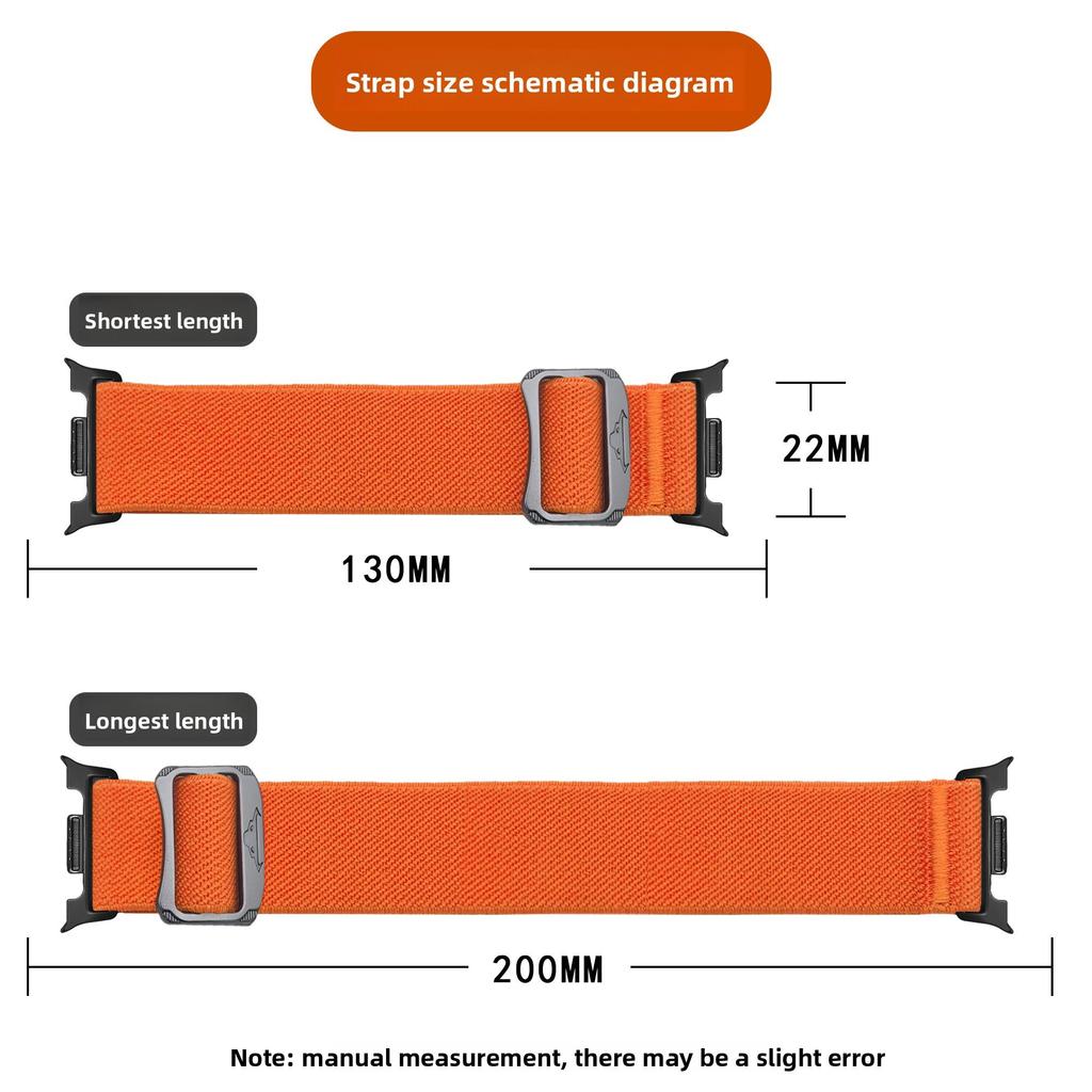 Nylon Sport Band for Samsung Galaxy Watch 8 44mm 40mm Watch 8 Classic Adjustable Replacement Bracelet Strap Accessories