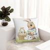 Easter Baby Rabbit With Eggs Pillow Cover Morden Pillow Case For Chair Sofa Home Decoration Cushion Cover Graphic Pillowcases