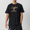 Jordan NBA Los Angeles Lakers Letter Print Crew Neck Casual Loose Short Sleeve T-Shirt Men Tops Black FN1070-010